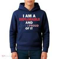 I Am Deplorable And I'm Proud Kids Hoodie thumb 4