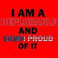 I Am Deplorable And I'm Proud Santa Hat thumb 1