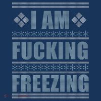 I Am F*cking Freezing Ugly X-mas Women's Long Sleeve Shirt thumb 2