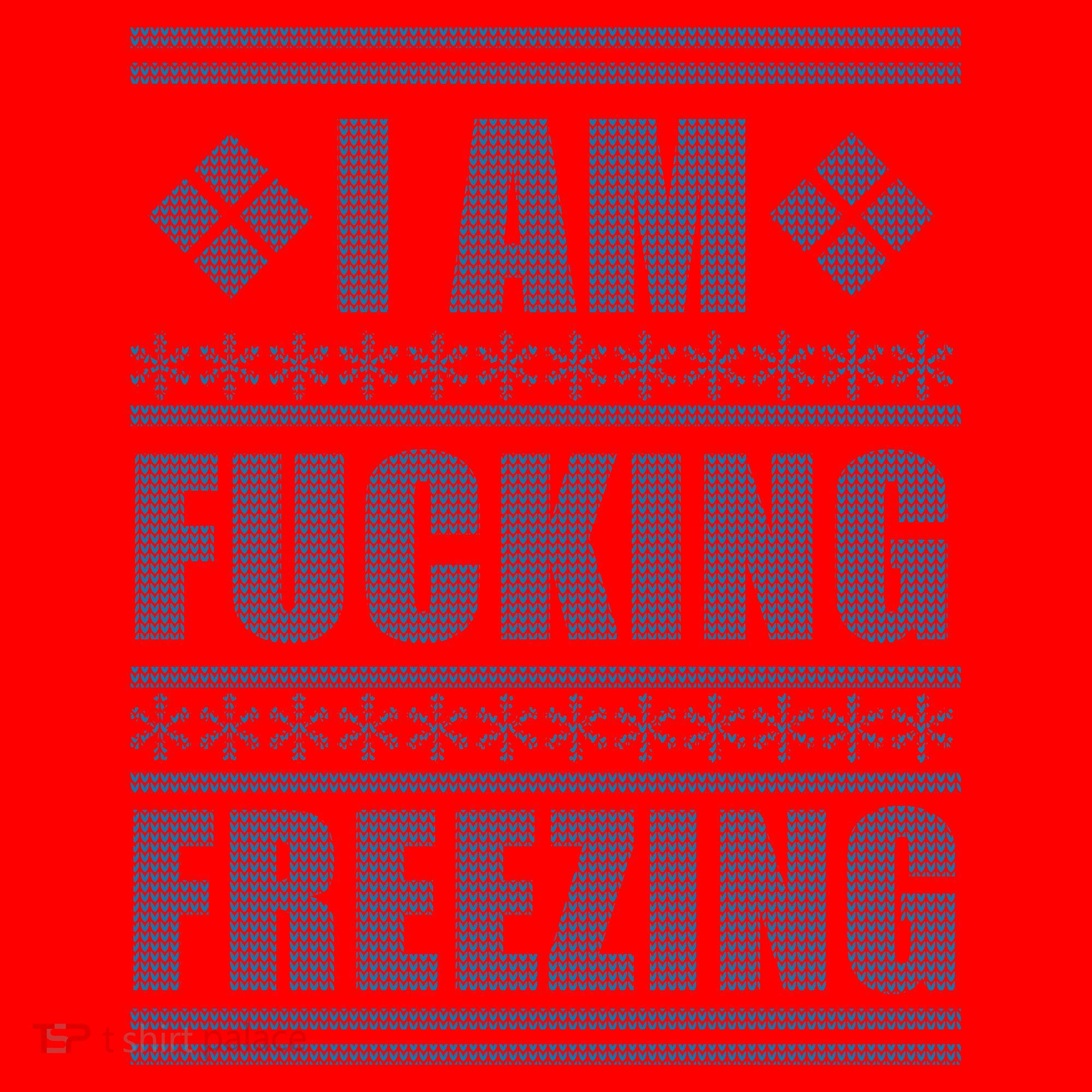 I Am F*cking Freezing Ugly X-mas Santa Hat