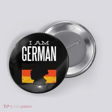 I Am German Button