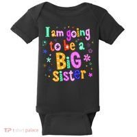 I Am Going To Be A Big Sister Baby Bodysuit thumb 0