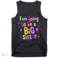 I Am Going To Be A Big Sister Tank Top thumb 0