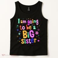 I Am Going To Be A Big Sister Tank Top thumb 2