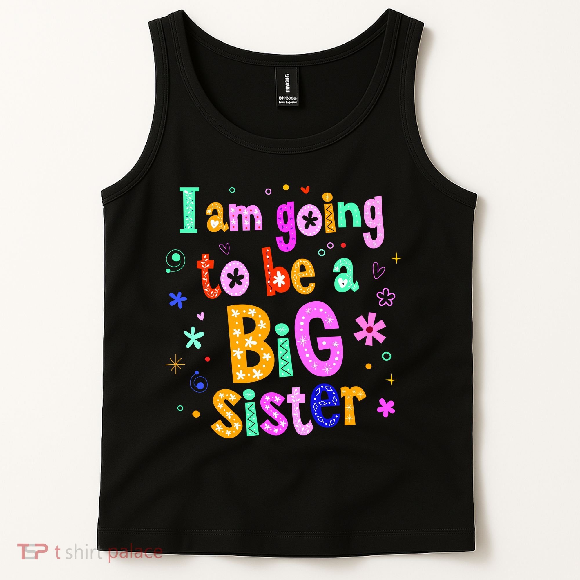 I Am Going To Be A Big Sister Tank Top