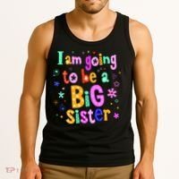 I Am Going To Be A Big Sister Tank Top thumb 3