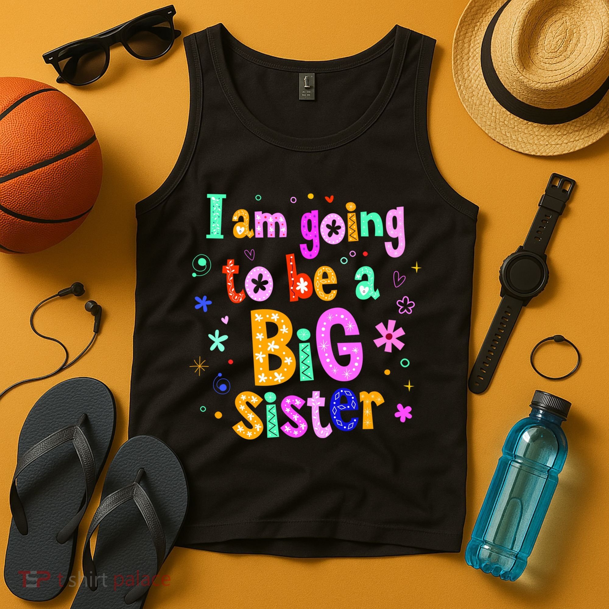 I Am Going To Be A Big Sister Tank Top