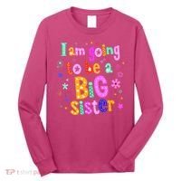 I Am Going To Be A Big Sister Long Sleeve Shirt thumb 0