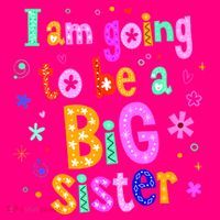 I Am Going To Be A Big Sister Button thumb 1