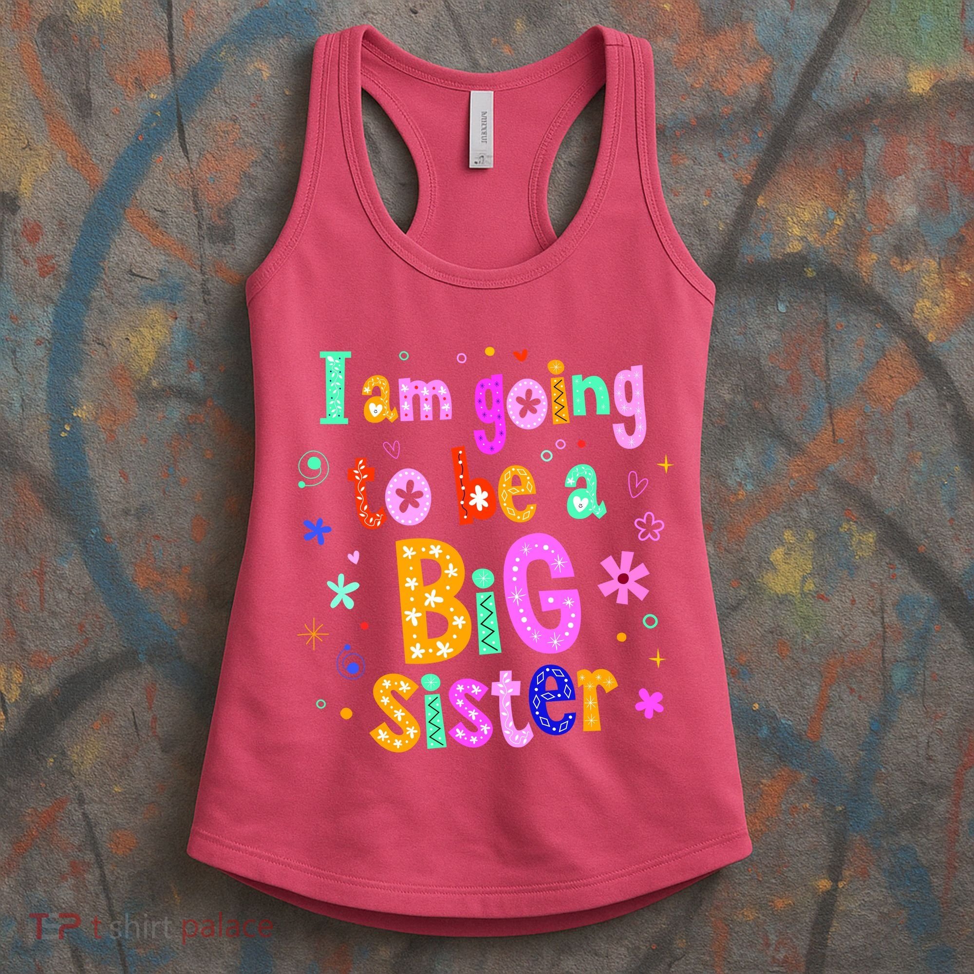 I Am Going To Be A Big Sister Women's Tank Top