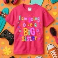 I Am Going To Be A Big Sister Kids T-Shirt thumb 3