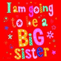 I Am Going To Be A Big Sister Santa Hat thumb 1