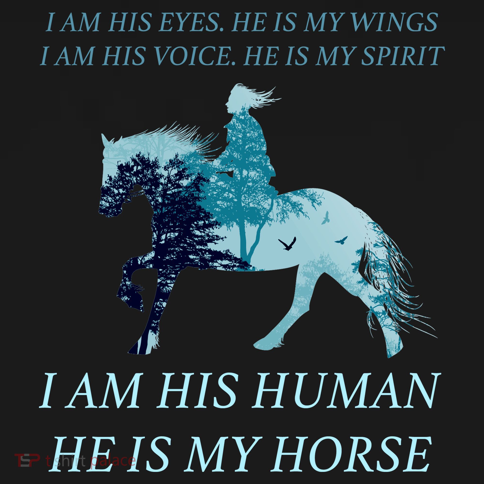 I Am His Human He is My Horse Apron