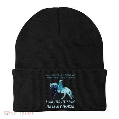 I Am His Human He is My Horse Beanie