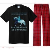 I Am His Human He is My Horse Pajama Set thumb 0