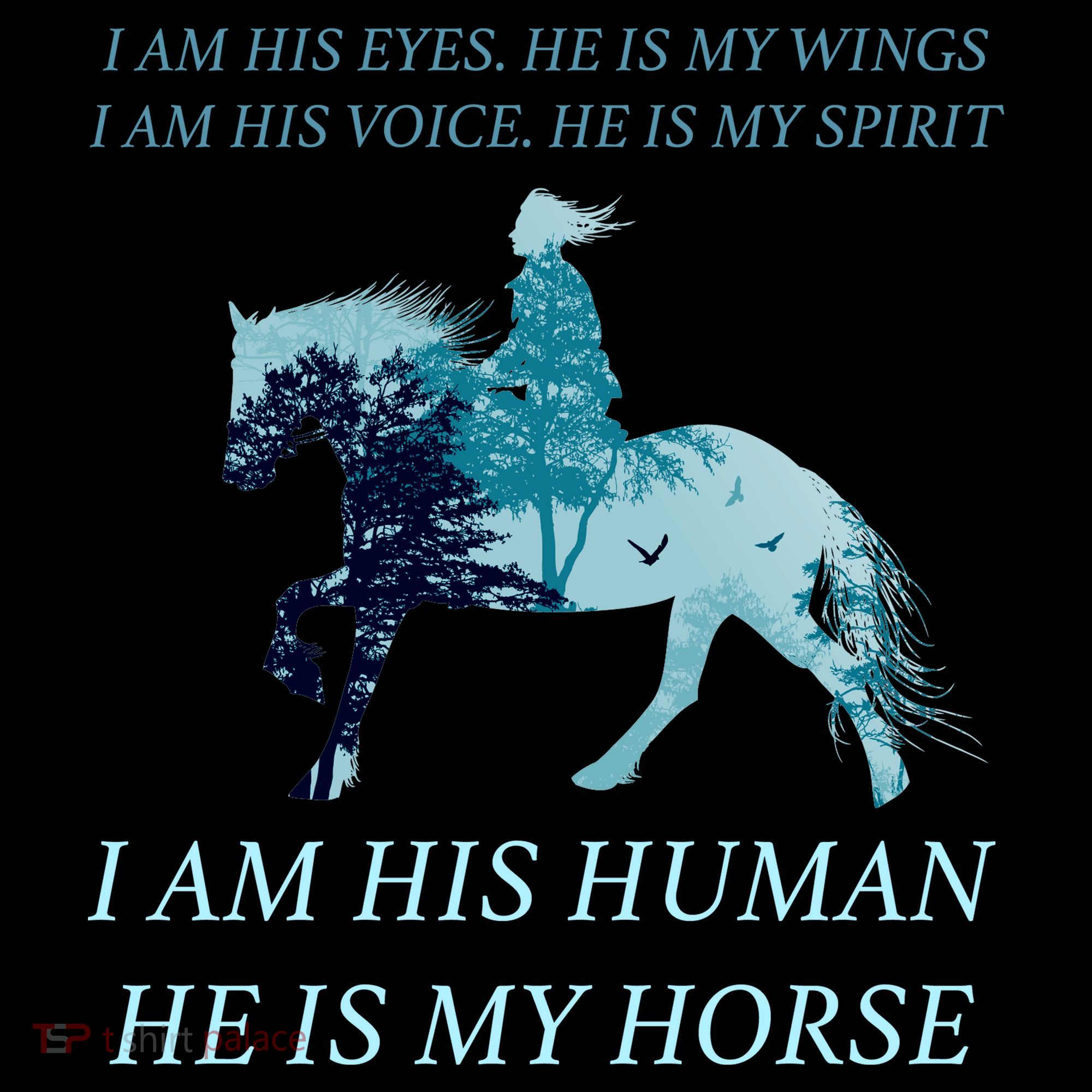 I Am His Human He is My Horse Women's Tank Top
