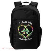 I Am His Voice He Is My Heart- Autism Awareness Backpack thumb 0