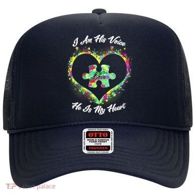I Am His Voice He Is My Heart- Autism Awareness Hat