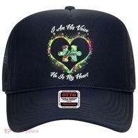 I Am His Voice He Is My Heart- Autism Awareness Hat thumb 0