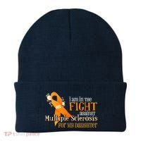 I Am In The Fight Against Multiple Sclerosis For My Daughter Beanie thumb 0