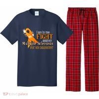 I Am In The Fight Against Multiple Sclerosis For My Daughter Pajama Set thumb 0