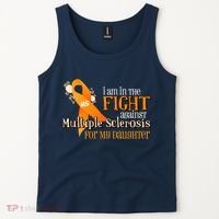 I Am In The Fight Against Multiple Sclerosis For My Daughter Tank Top thumb 2