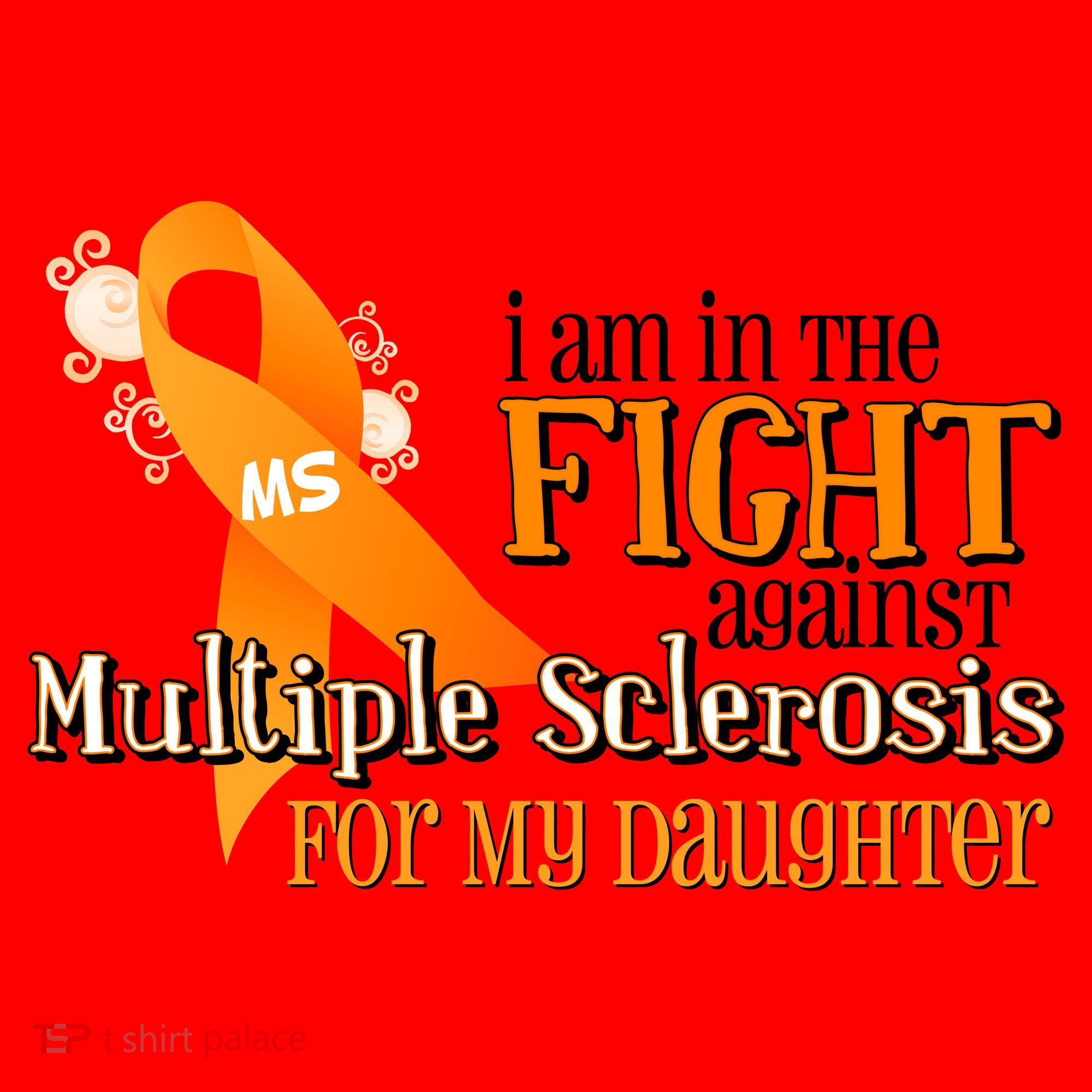I Am In The Fight Against Multiple Sclerosis For My Daughter Santa Hat