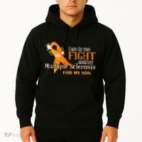 I Am In The Fight Against Multiple Sclerosis For My Son Hoodie thumb 2