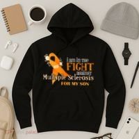 I Am In The Fight Against Multiple Sclerosis For My Son Hoodie thumb 3