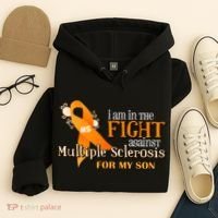 I Am In The Fight Against Multiple Sclerosis For My Son Hoodie thumb 4