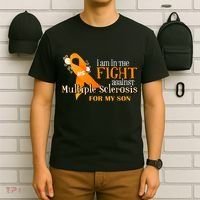 I Am In The Fight Against Multiple Sclerosis For My Son T-Shirt thumb 6