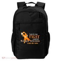 I Am In The Fight Against Multiple Sclerosis For My Son Backpack thumb 0