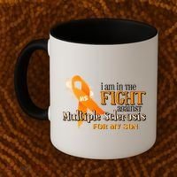 I Am In The Fight Against Multiple Sclerosis For My Son Coffee Mug thumb 2
