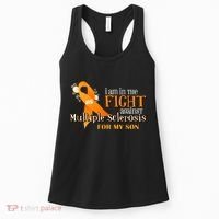 I Am In The Fight Against Multiple Sclerosis For My Son Women's Tank Top thumb 0