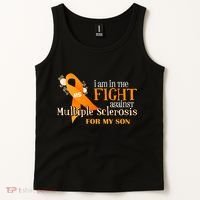 I Am In The Fight Against Multiple Sclerosis For My Son Tank Top thumb 2