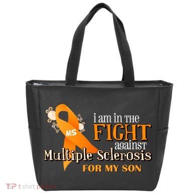 I Am In The Fight Against Multiple Sclerosis For My Son Tote Bag