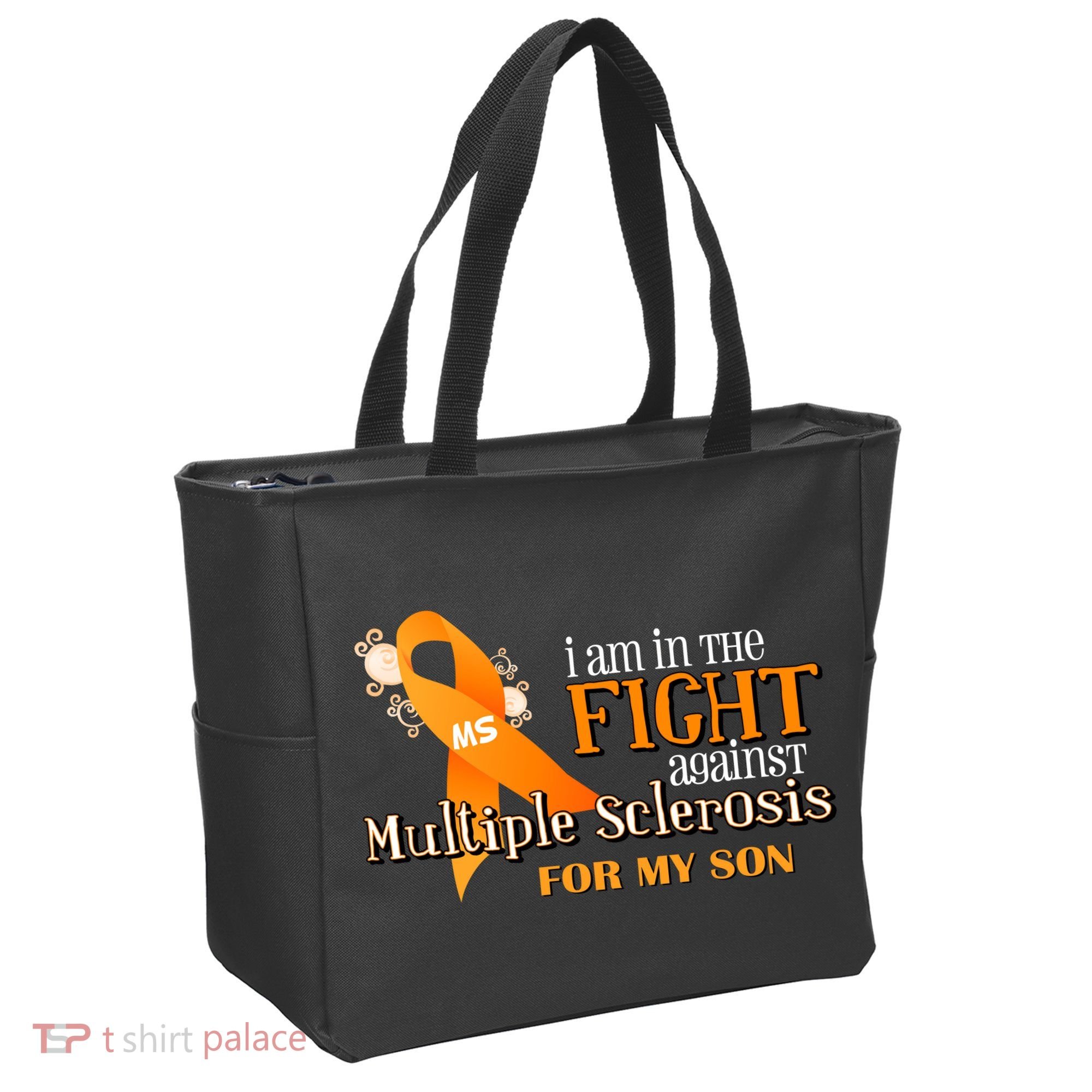 I Am In The Fight Against Multiple Sclerosis For My Son Tote Bag