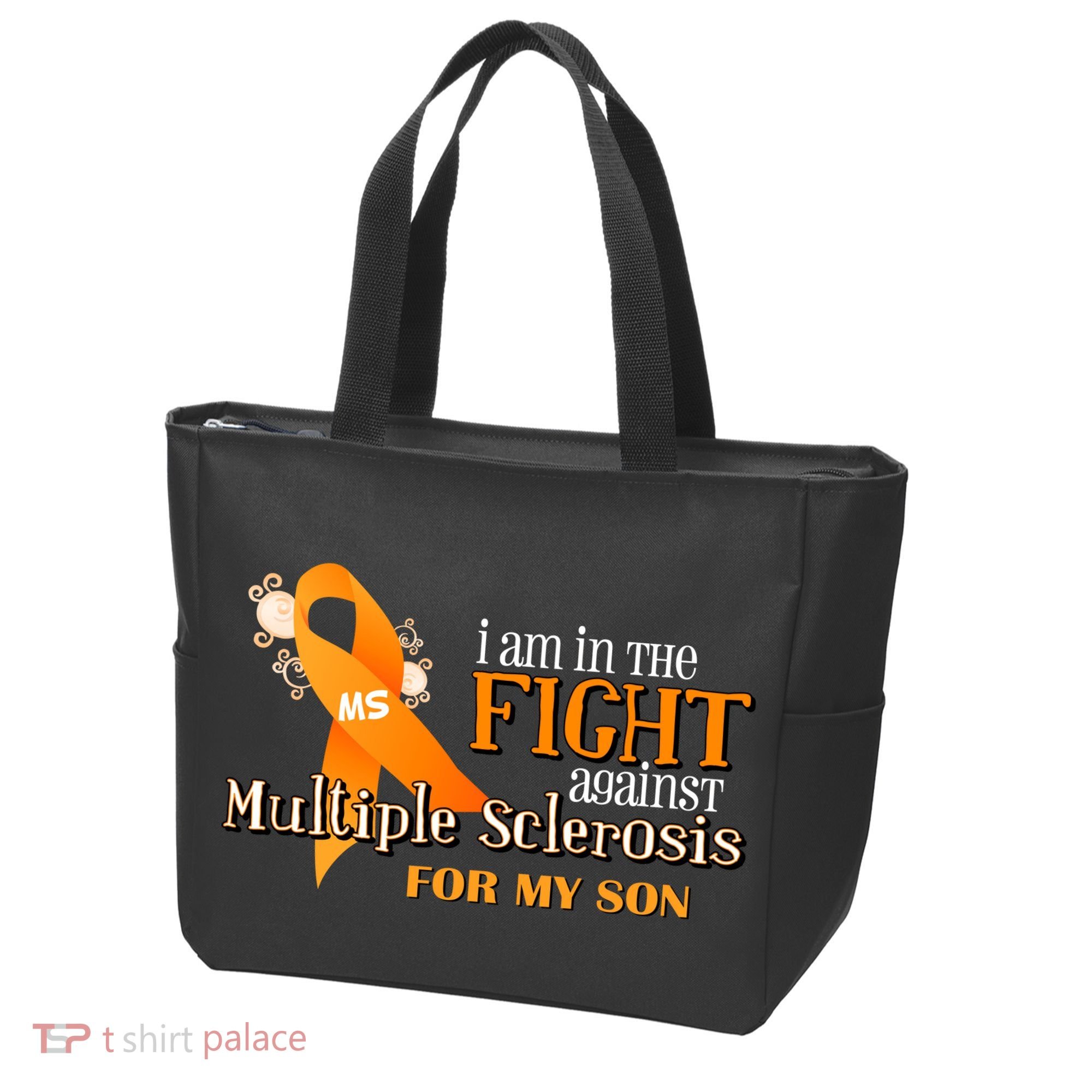 I Am In The Fight Against Multiple Sclerosis For My Son Tote Bag