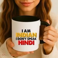I Am Indian I Don't Speak Hindi Coffee Mug thumb 3