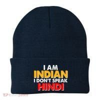 I Am Indian I Don't Speak Hindi Beanie thumb 0