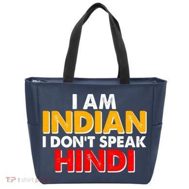 I Am Indian I Don't Speak Hindi Bag