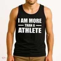 I Am More Than An Athlete Tank Top thumb 3