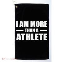 I Am More Than An Athlete Golf Towel thumb 0