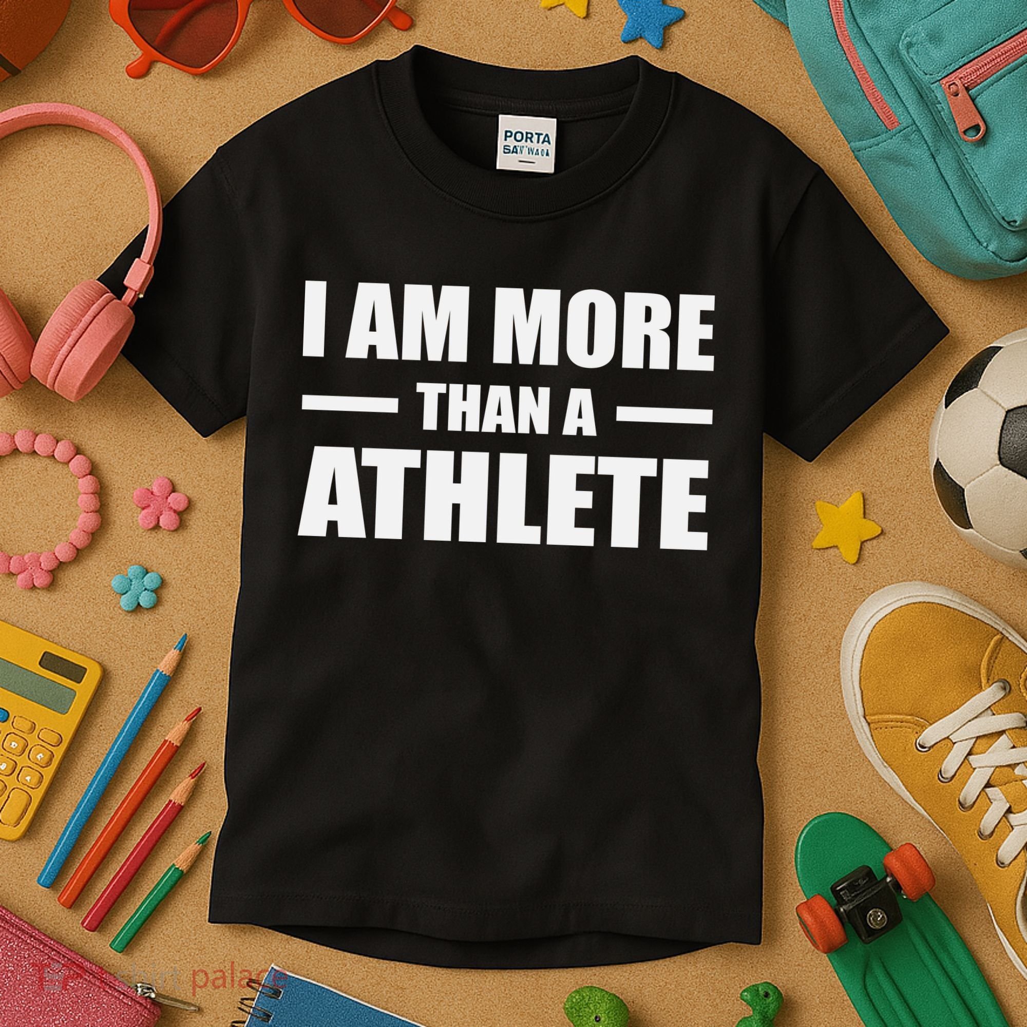 I Am More Than An Athlete Kids T-Shirt