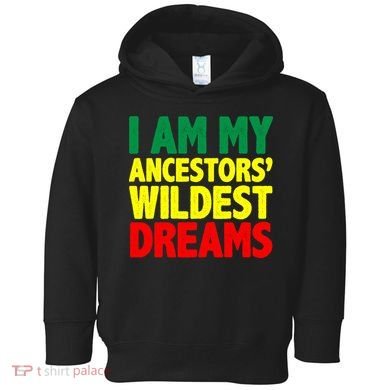 I Am My Ancestor Wildest Dream Toddler Hoodie