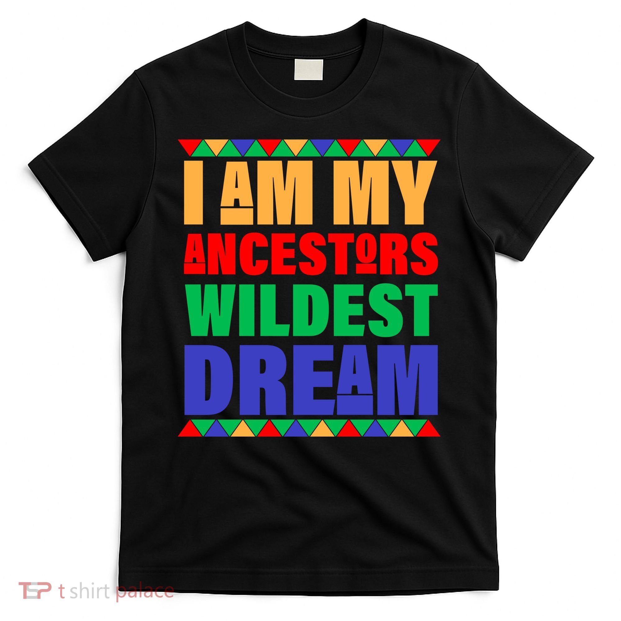 I Am My Ancestors Wildest Dream African Colors T-Shirt