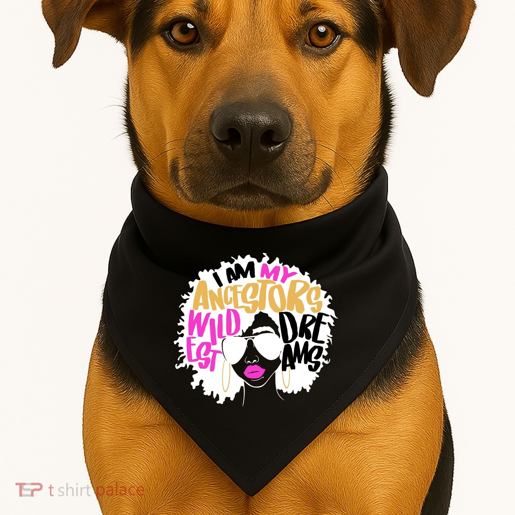 I Am My Ancestors Wildest Dreams History USA-Made Doggie Bandana