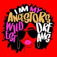 I Am My Ancestors Wildest Dreams History Santa Hat thumb 1