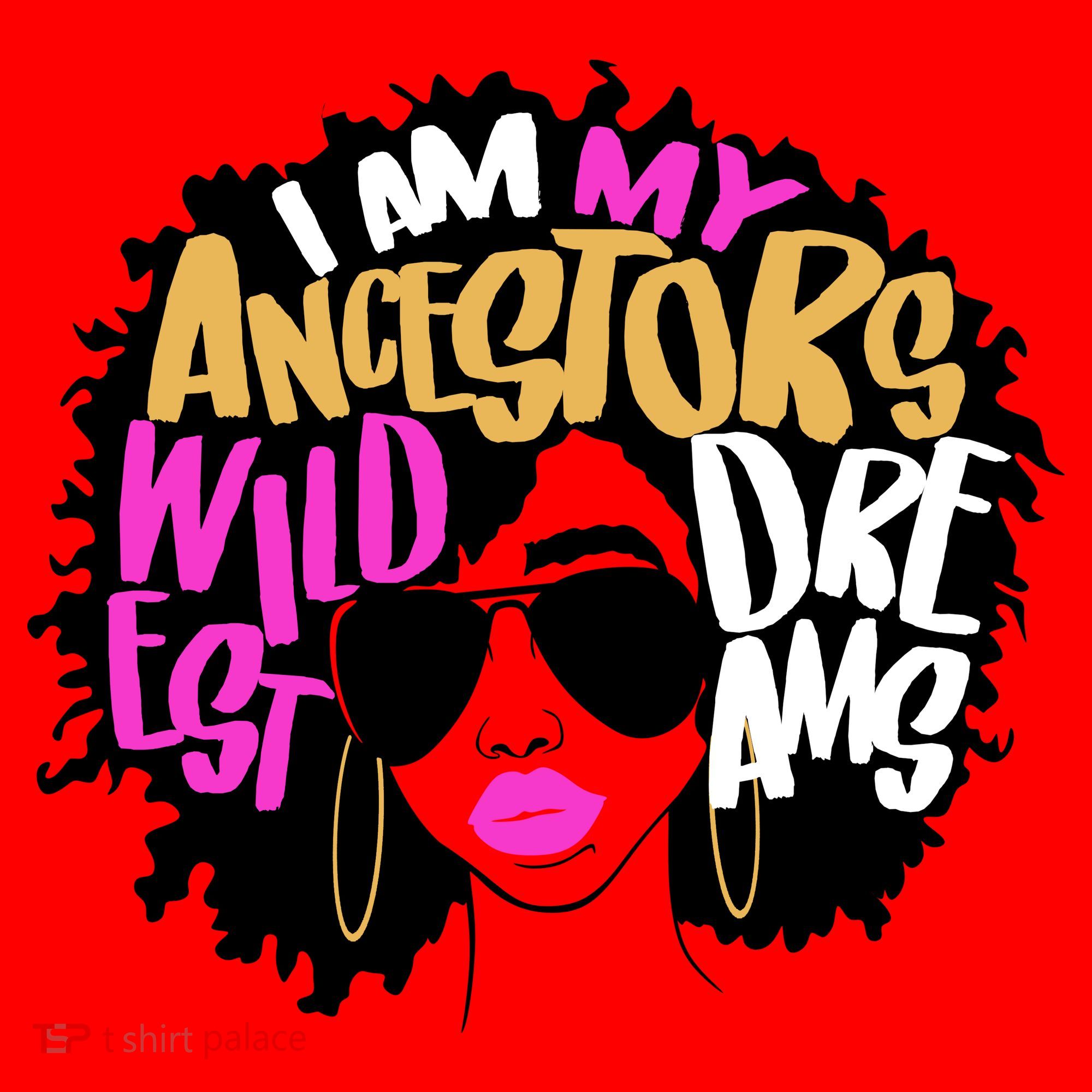 I Am My Ancestors Wildest Dreams History Santa Hat