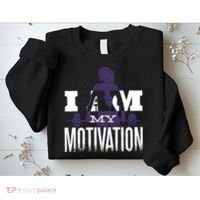 I Am My Motivation Gym Exercise Workout Sweatshirt thumb 2
